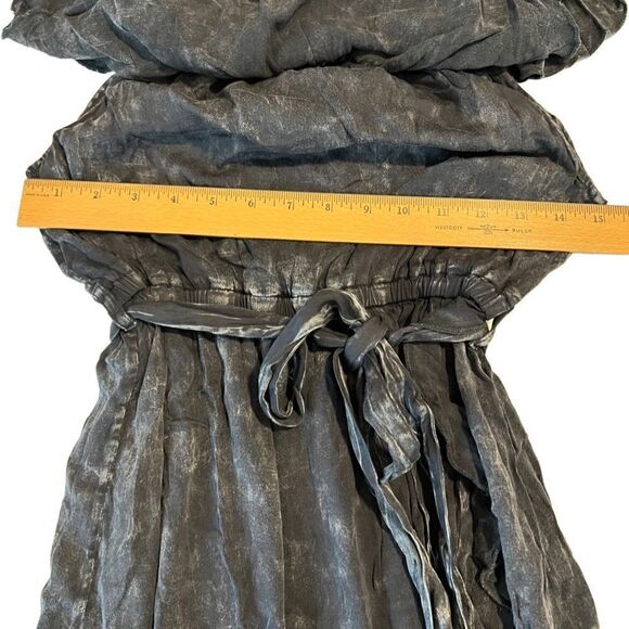 Chaser Gray Tie Dye Faux Wrap Belted Dress Sz M NWT - Picture 5 of 8
